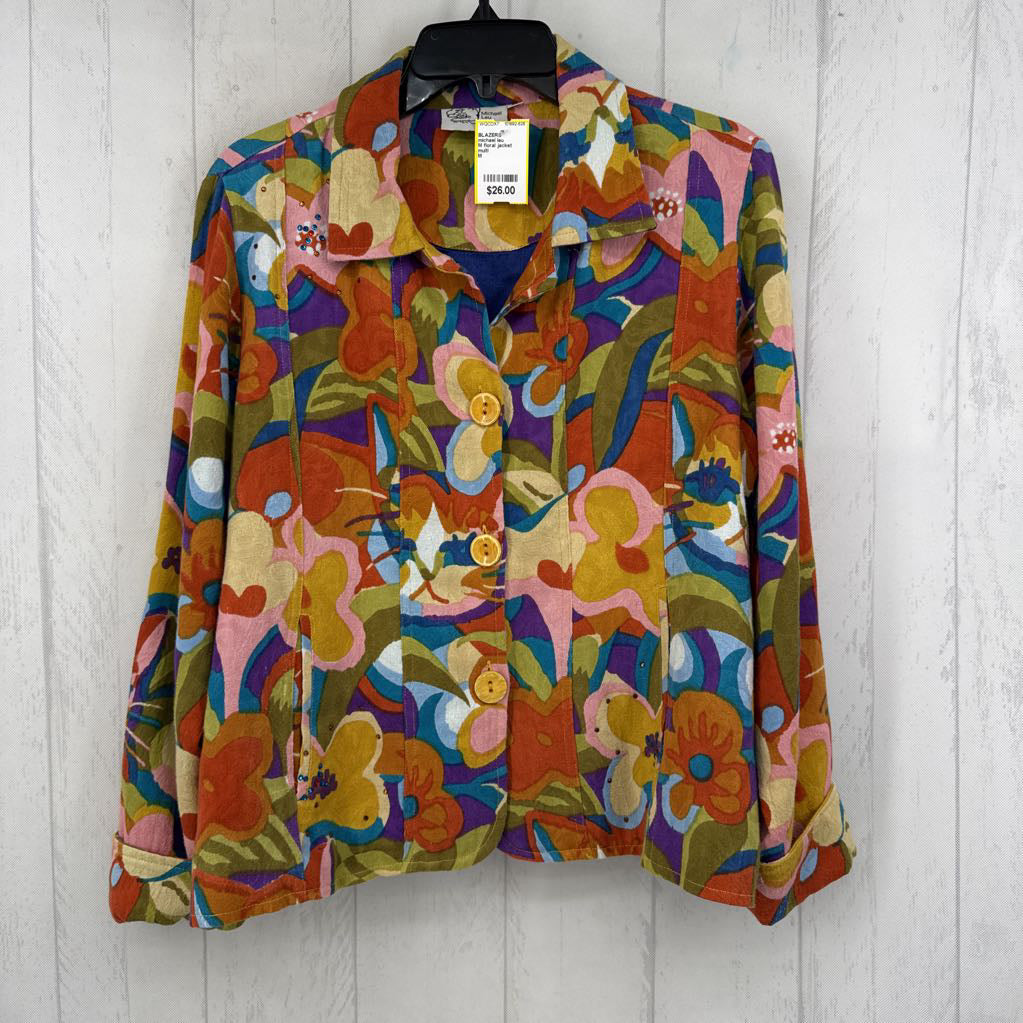M floral jacket