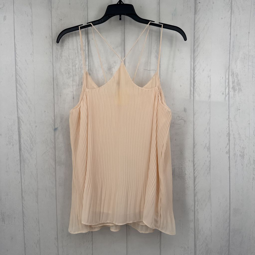 M pleated flowy tank