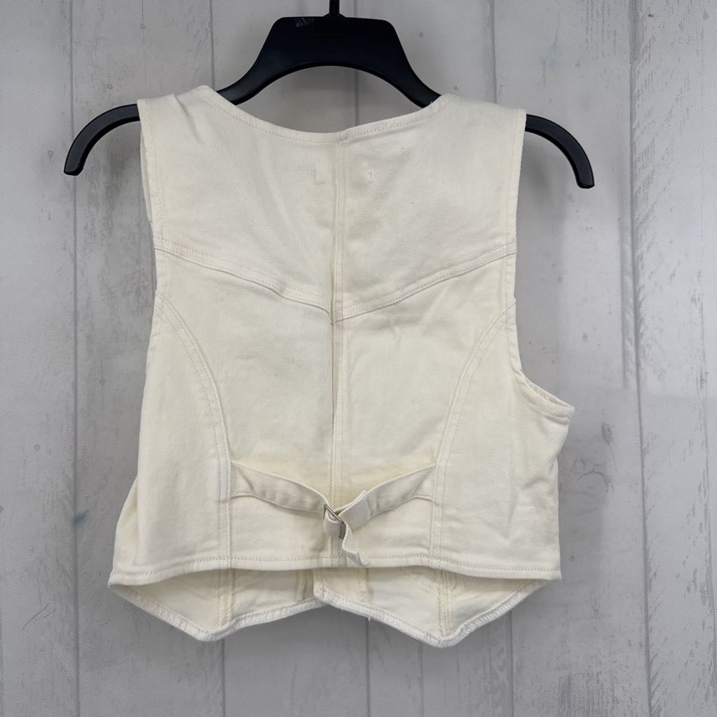 M denim vest