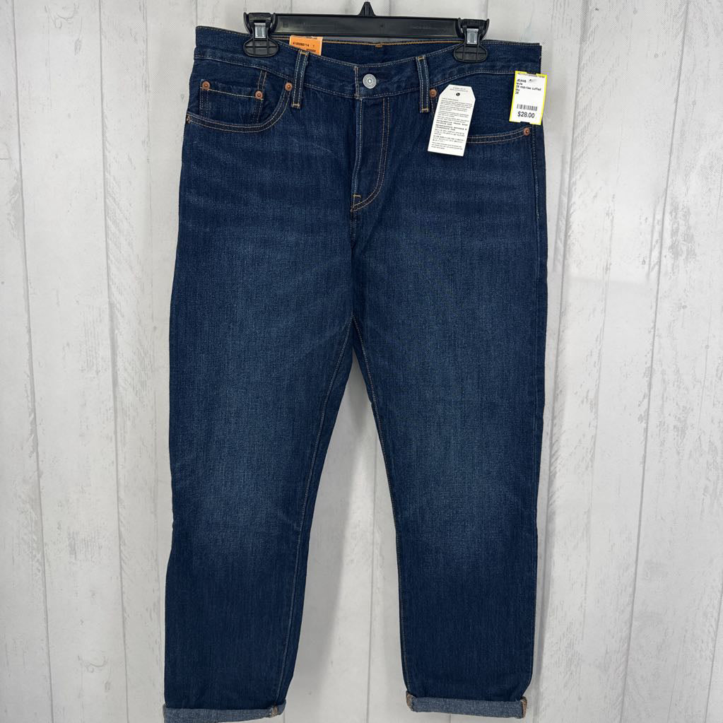 28 mid-rise cuffed jean