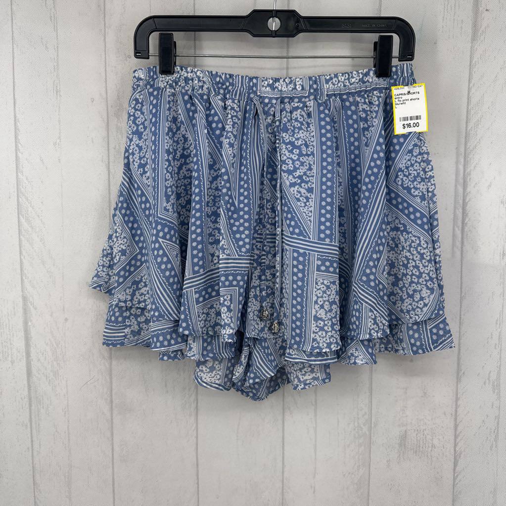 L flo print shorts