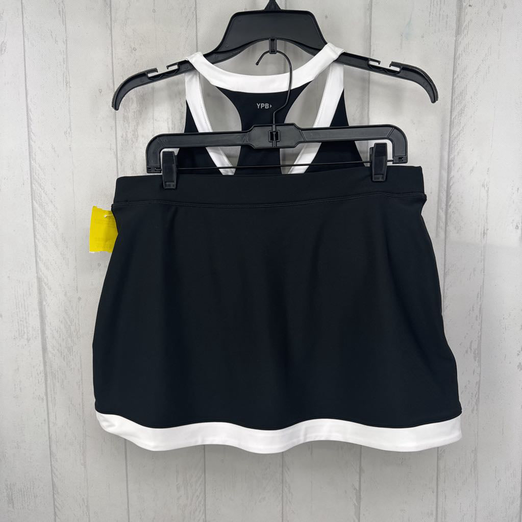 L 2pc tank & skort set