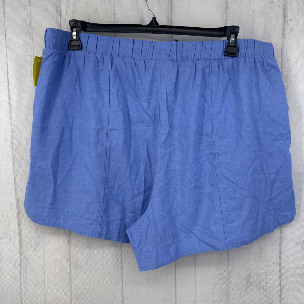 XXL 2pc button down l/s top & shorts set