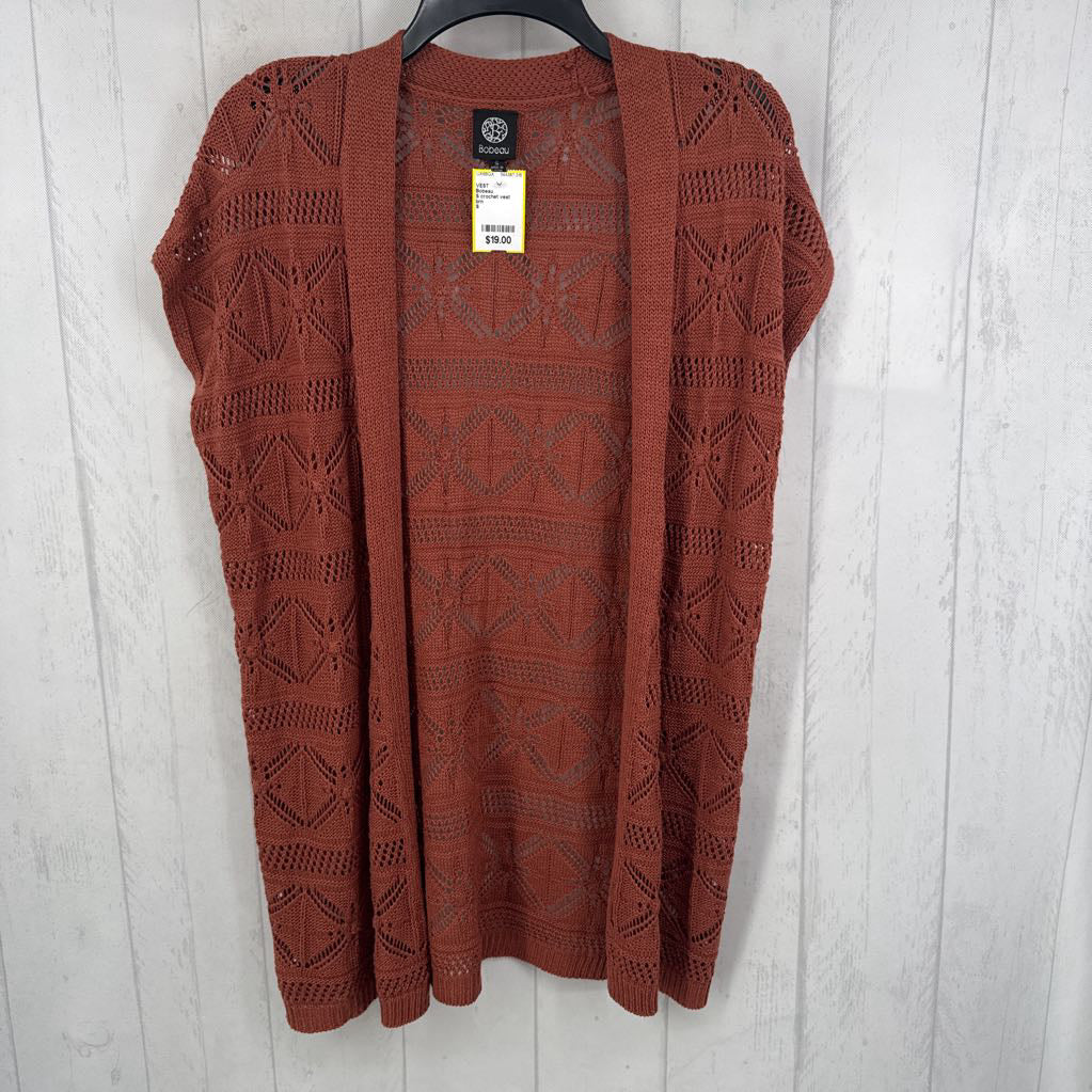 S crochet vest