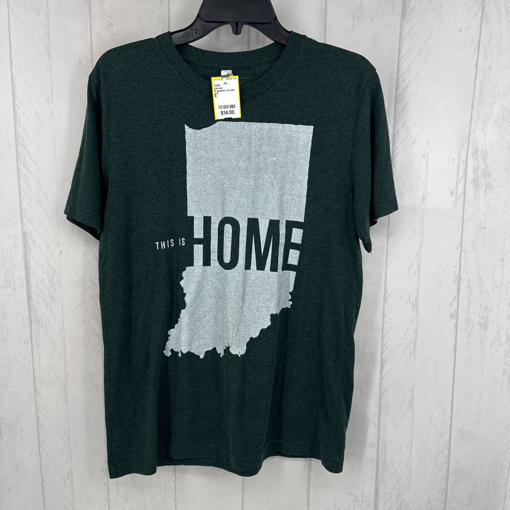 M graphic s/s tee-indiana