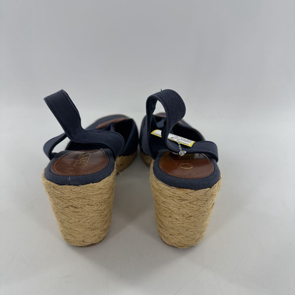 9.5 wedge heel espadrilles