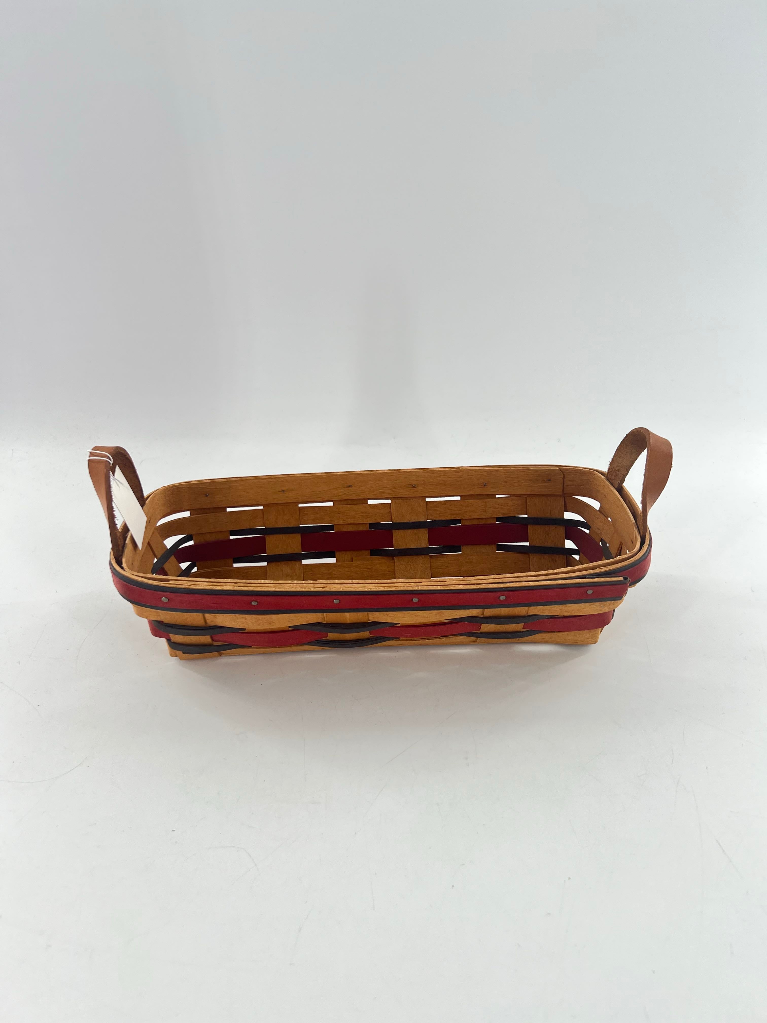 longaberger basket w/ handles