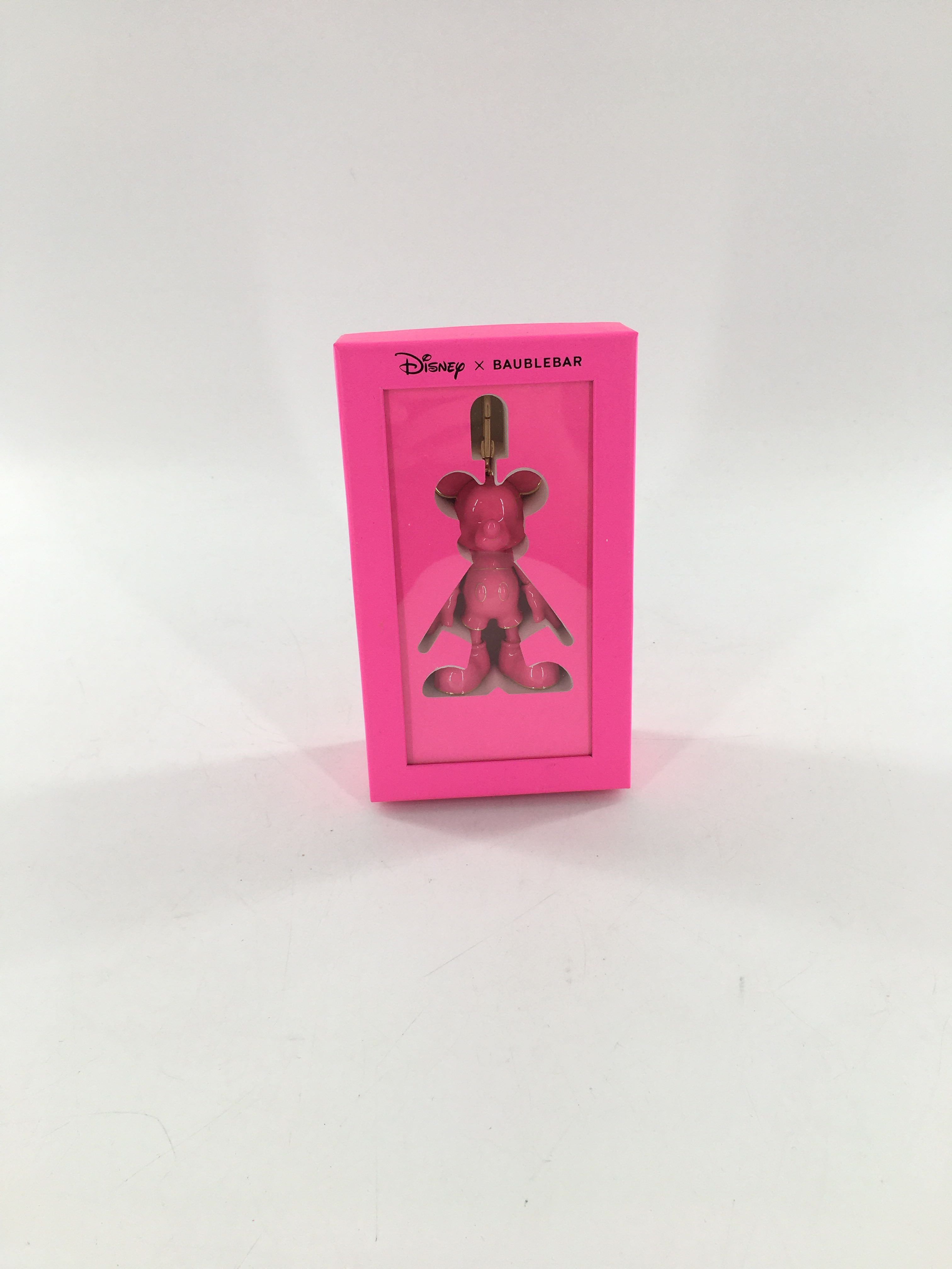 mickey mouse keychain/bag charm-pink