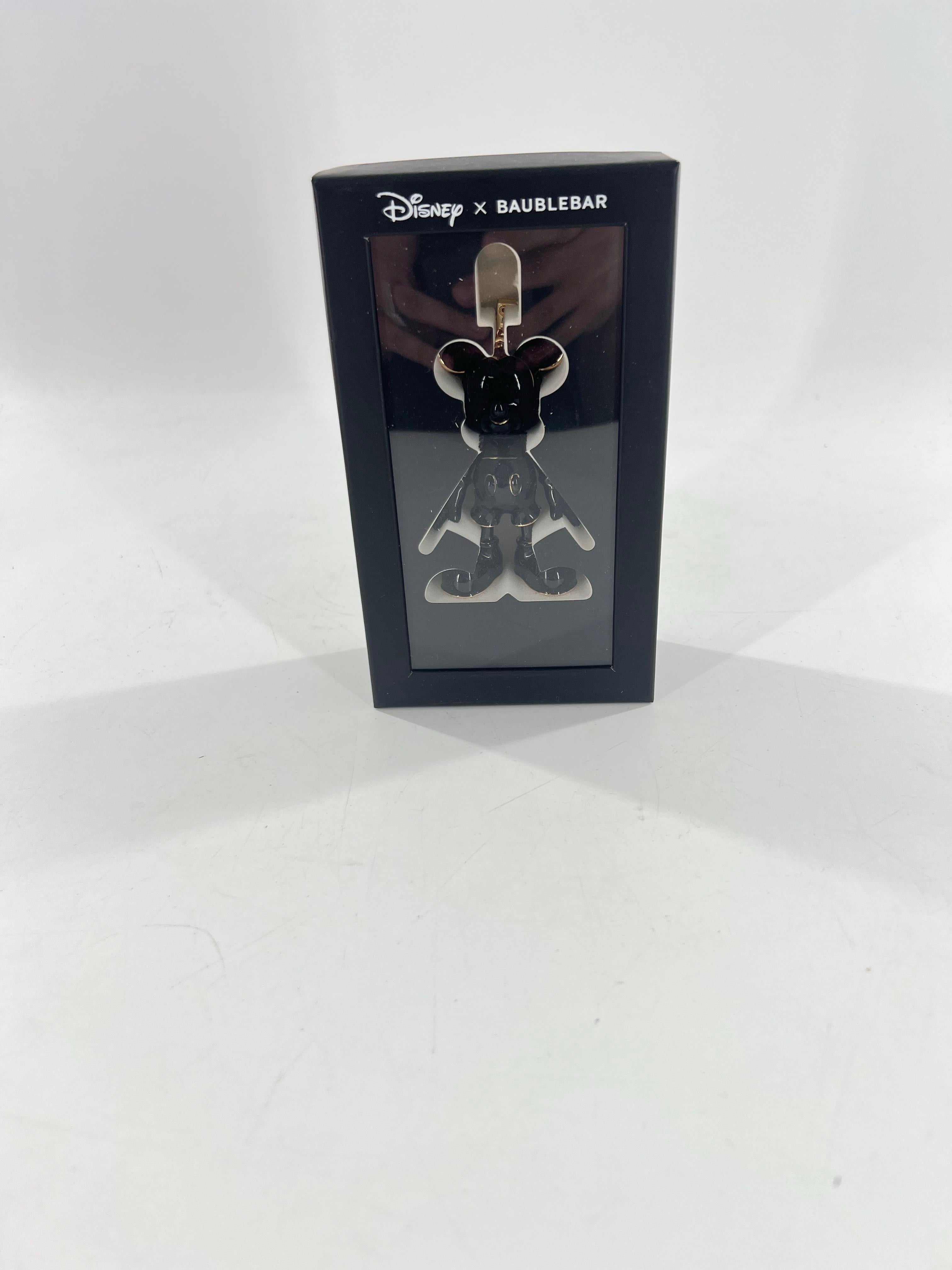 mickey mouse keychain/bag charm-black