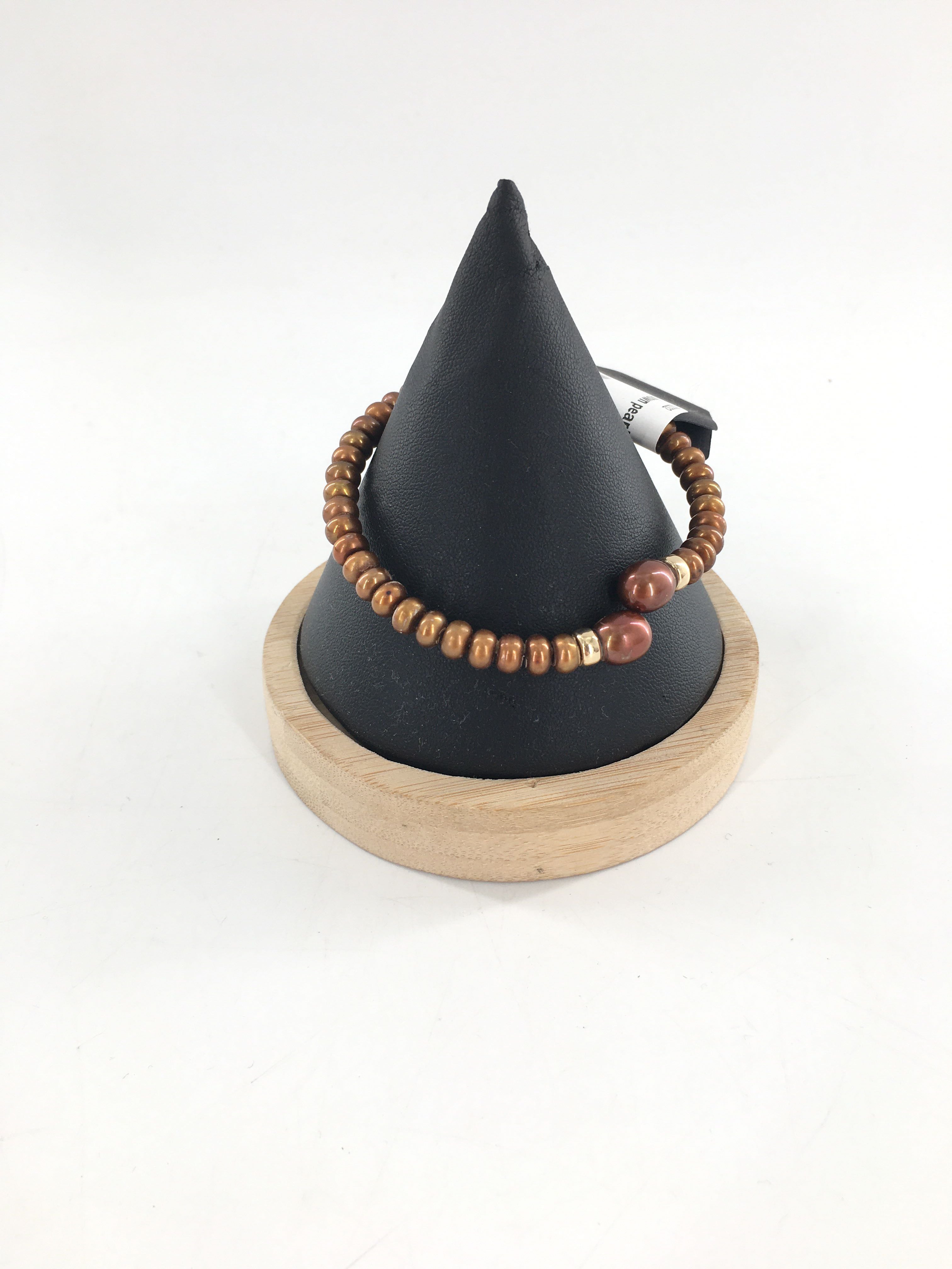 brown pearl bracelet