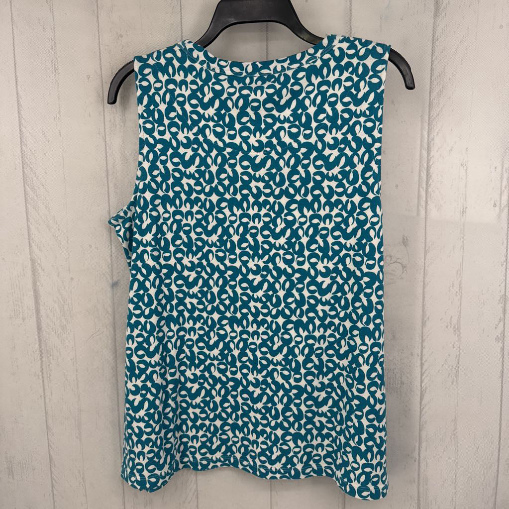 L printed crewneck tank