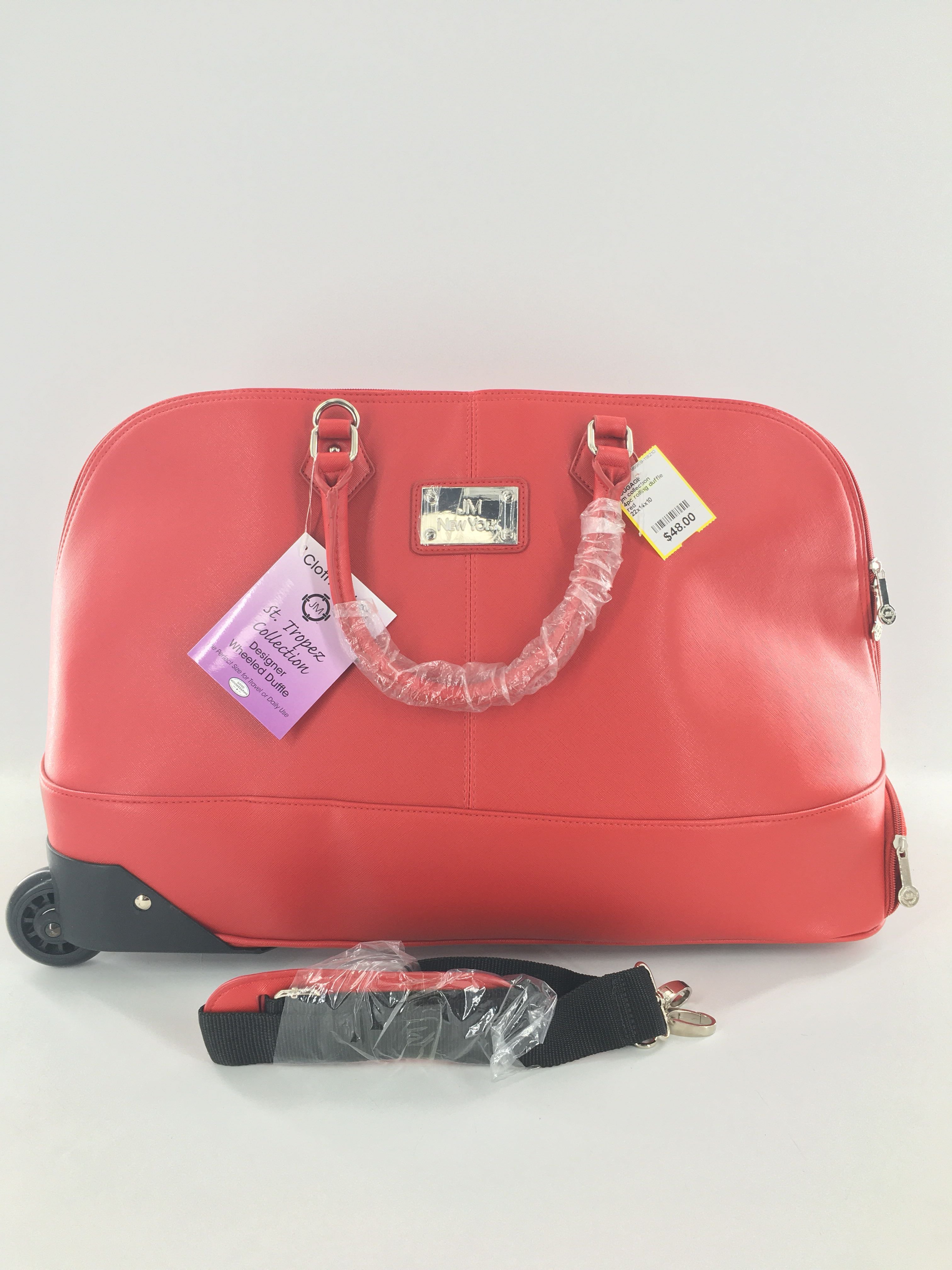 4pc rolling duffle bag w/ packing bags