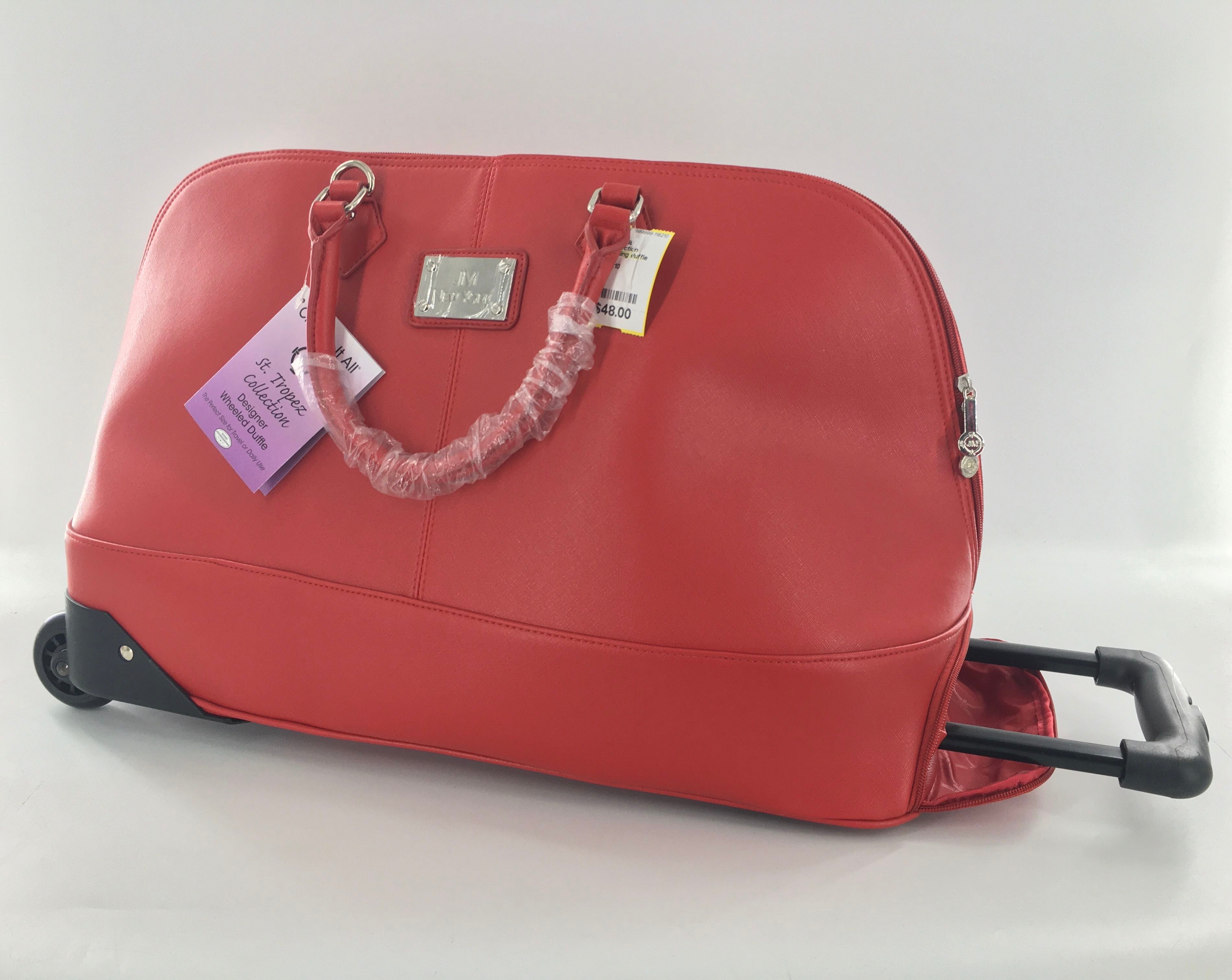 4pc rolling duffle bag w/ packing bags