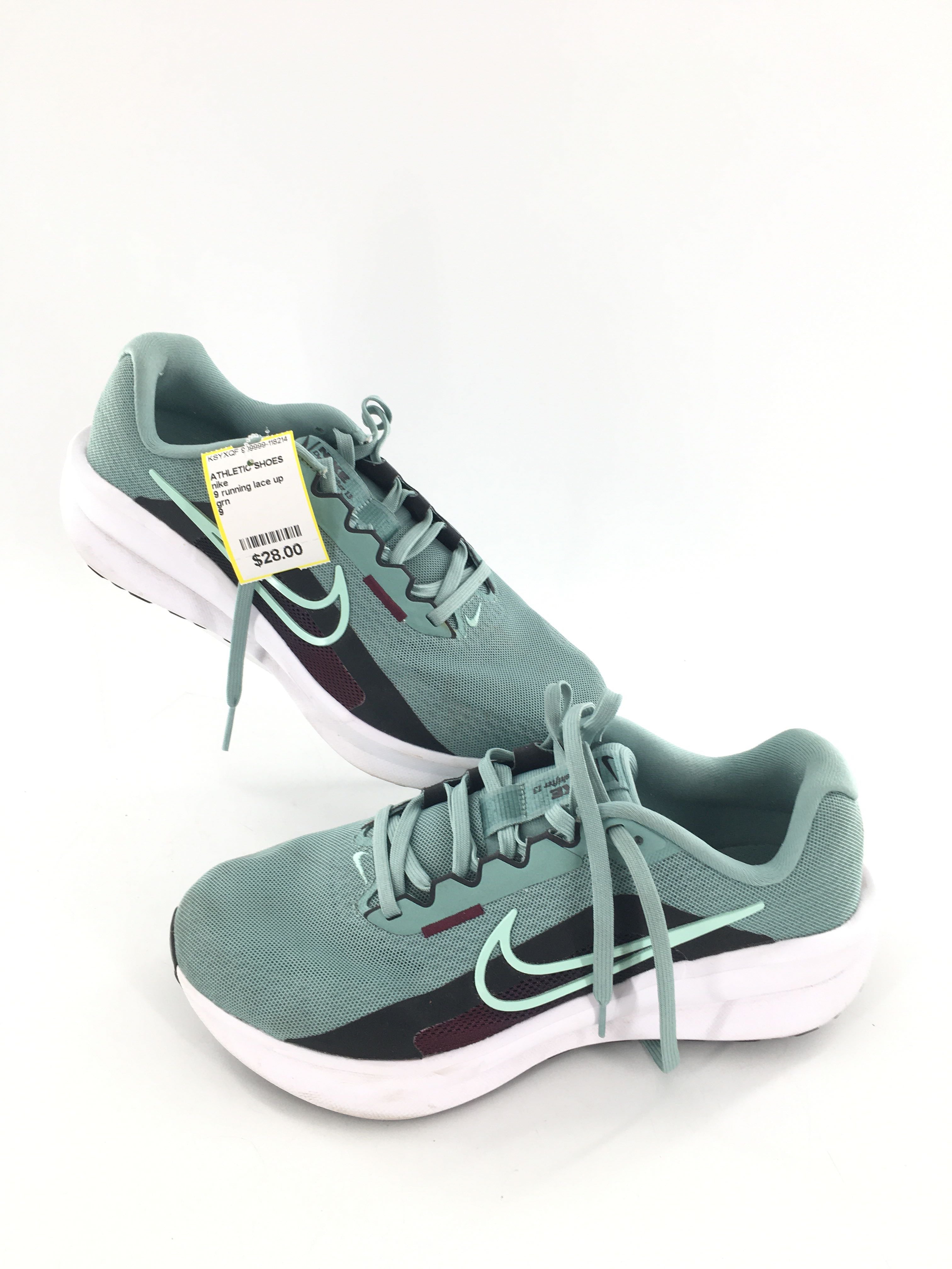 9 running lace up sneakers