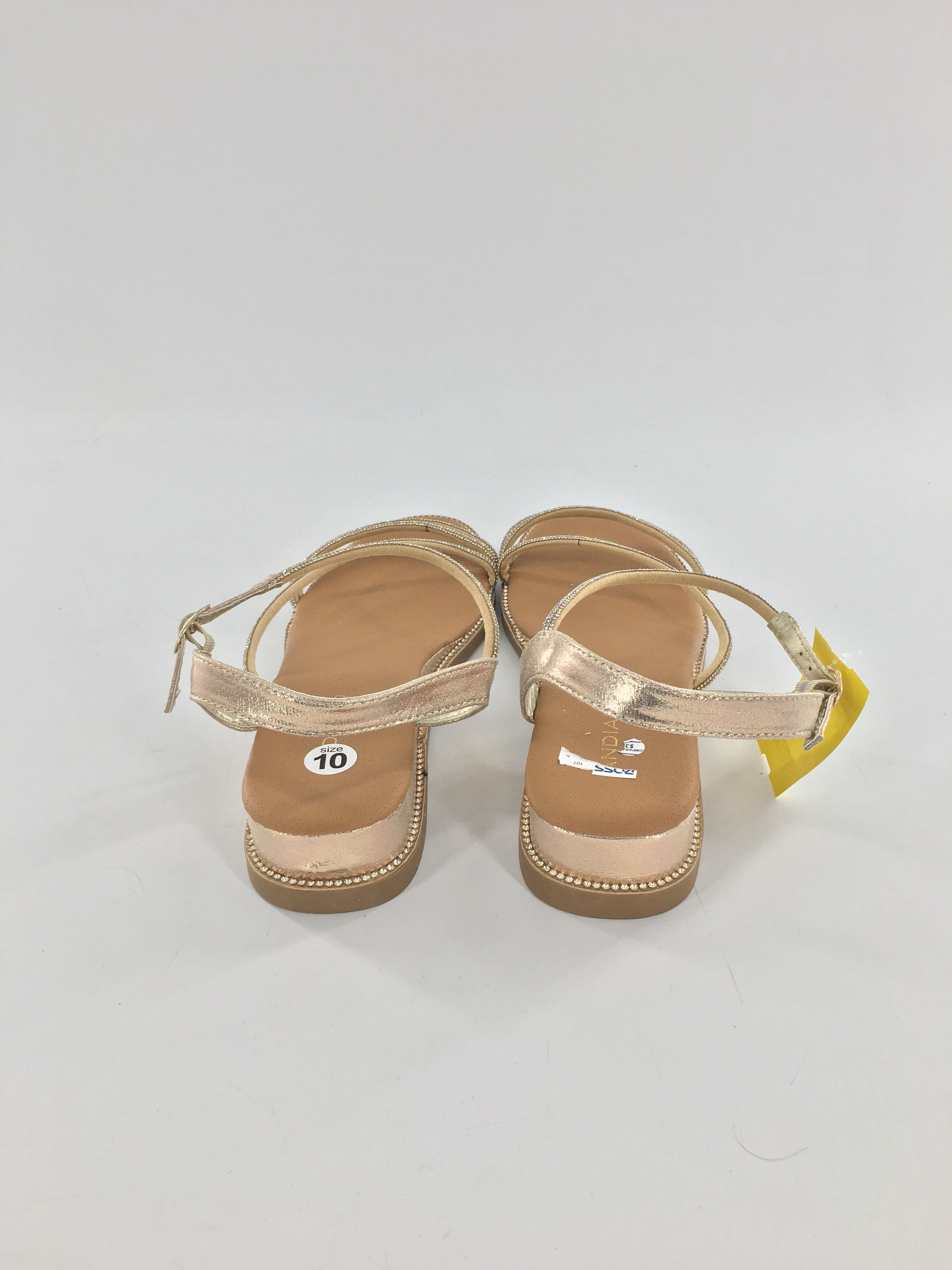 10 jeweled ankle strap sandals