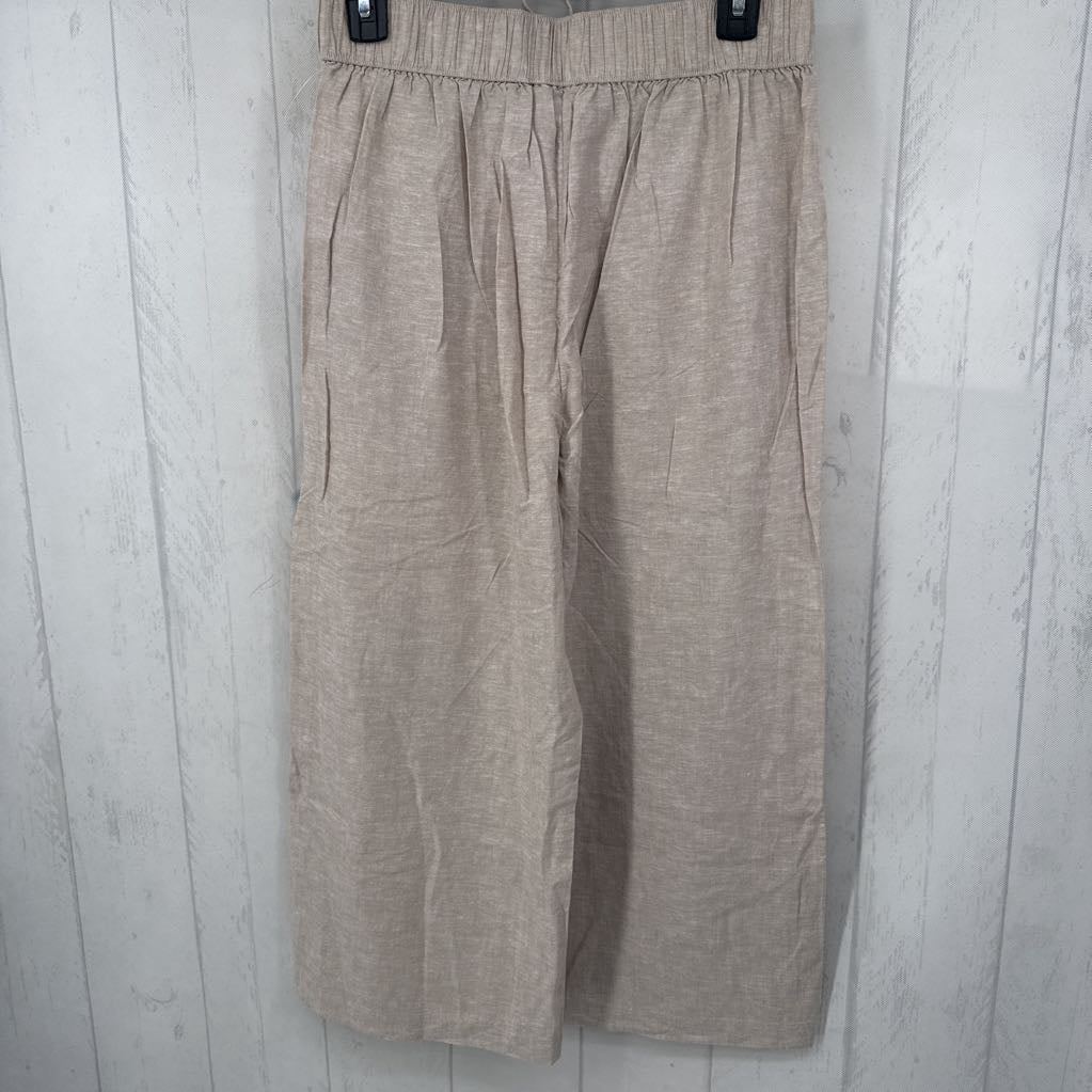 S 2pc linen pant set