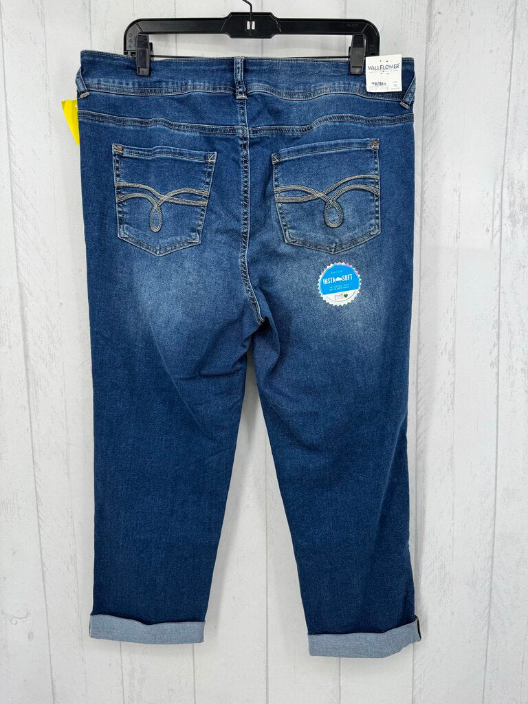 16 crop jean