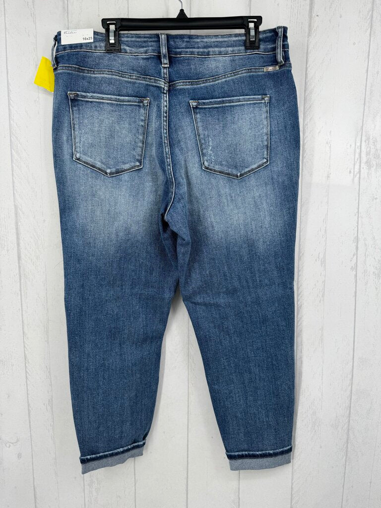 R65 16w hi-rise skinny crop jean