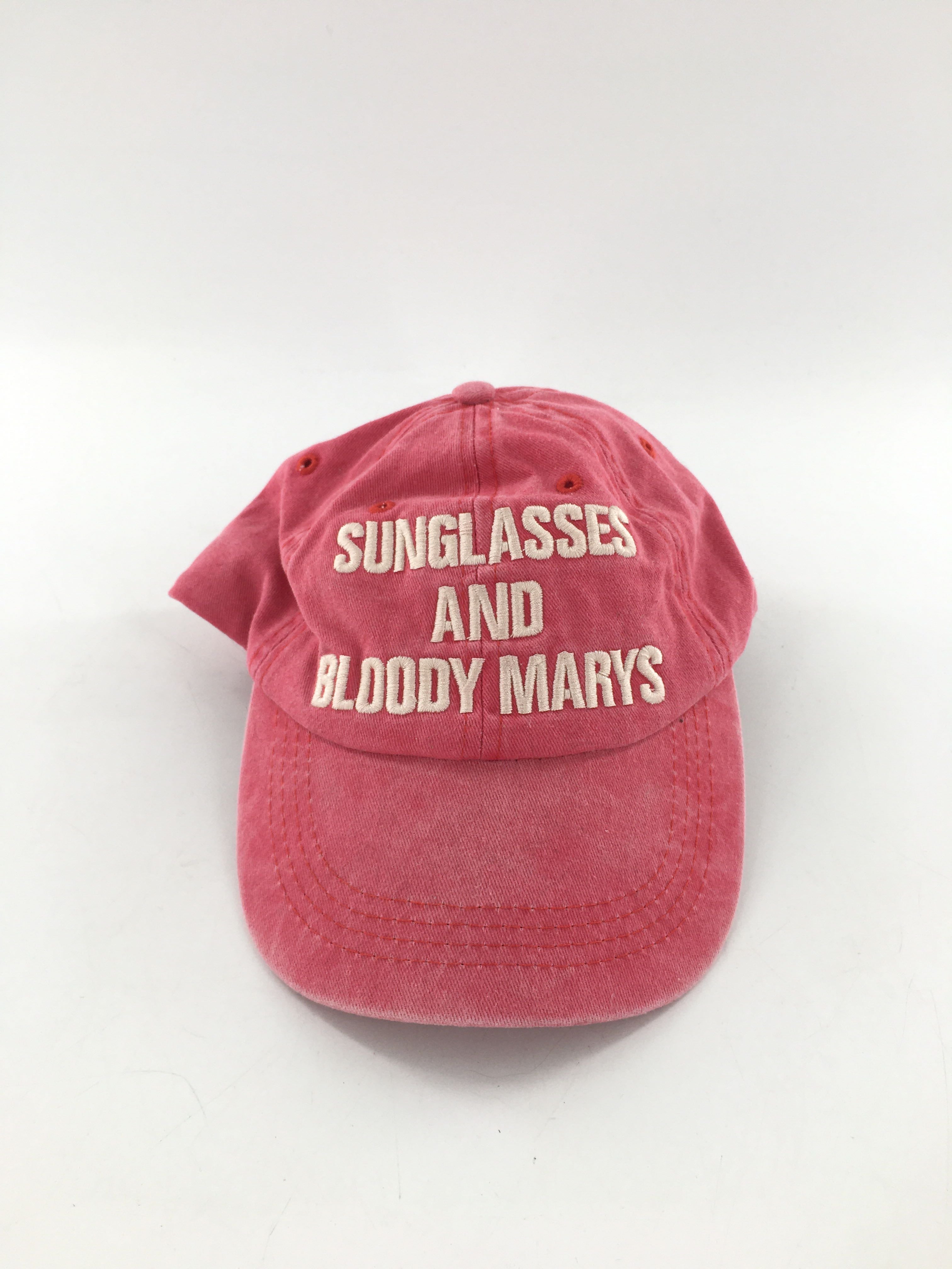 ballcap-sunglasses & bloody mary's