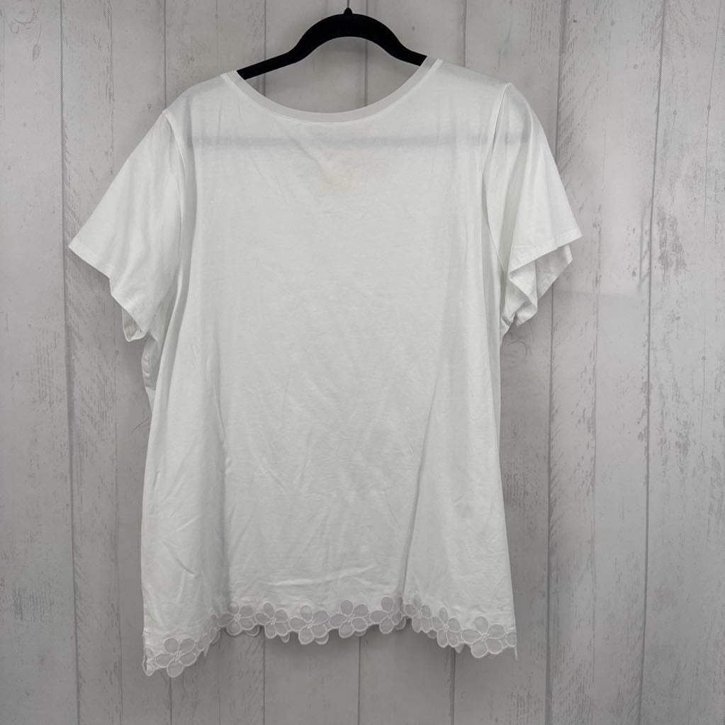 1X round neck s/s tee