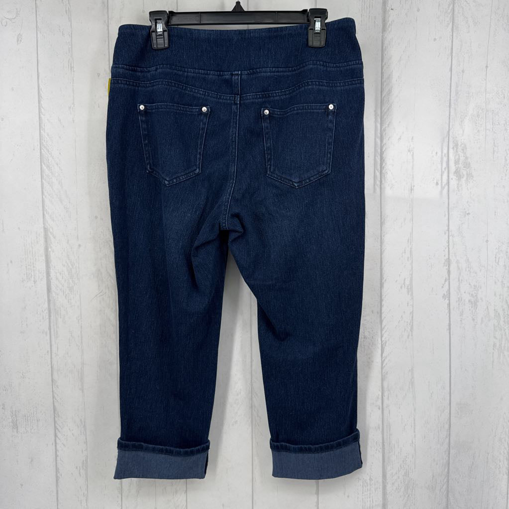 14p pull-on denim capris