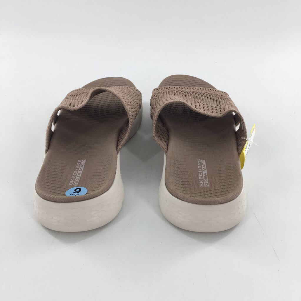 6 mesh slide sandal