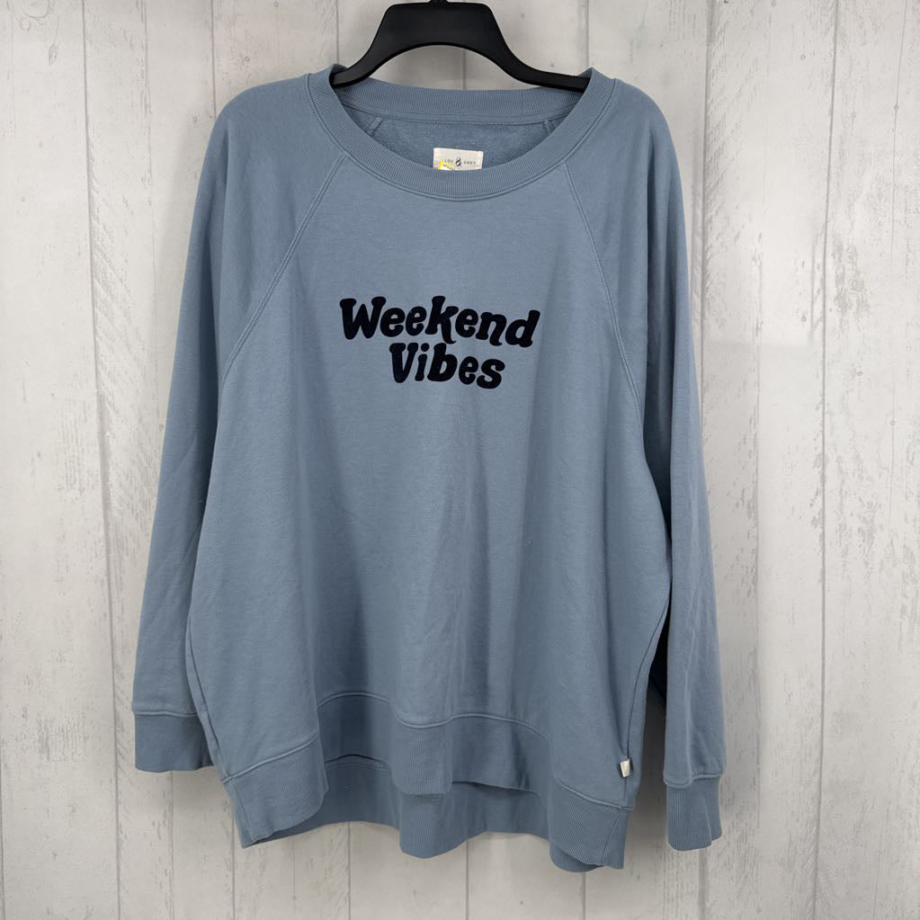 XL l/s weekend vibes sweatshirt