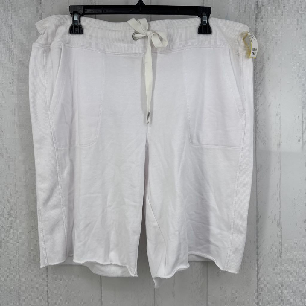 XXL drawstring bermuda knitted shorts