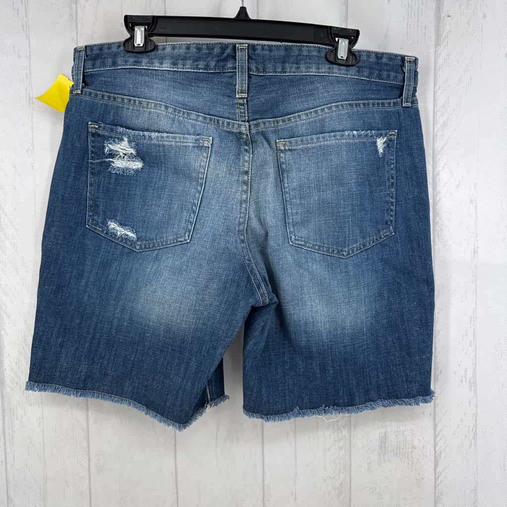 14 distressed bermuda shorts