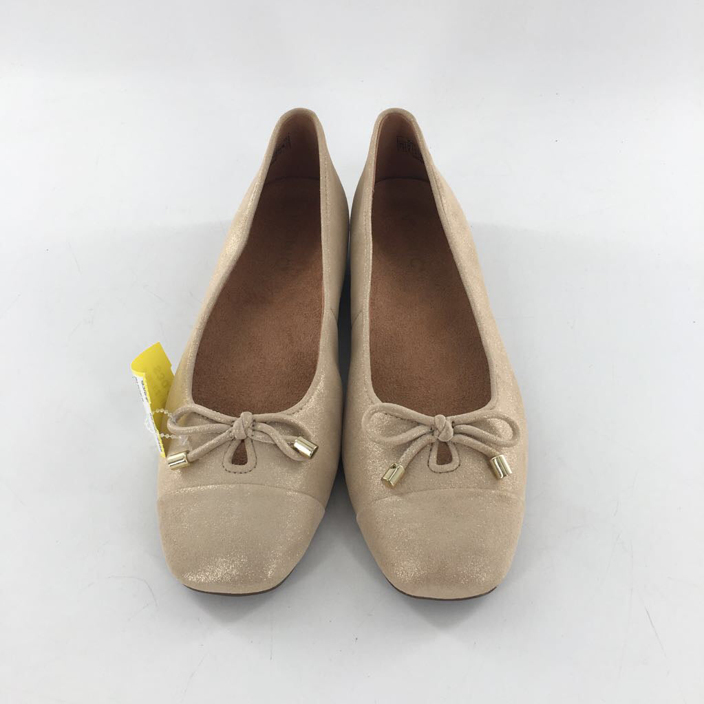 7.5 shimmery ballet flats