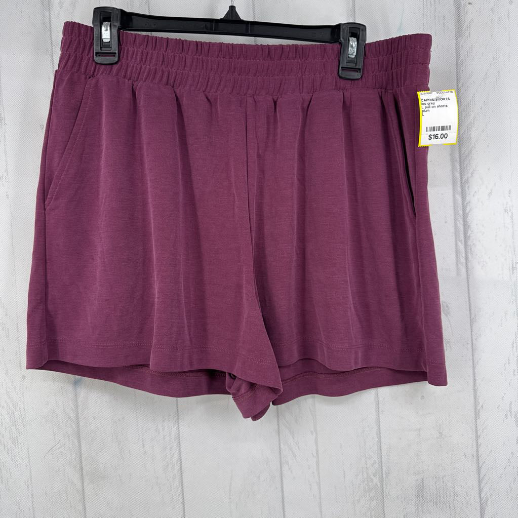 L pull on shorts