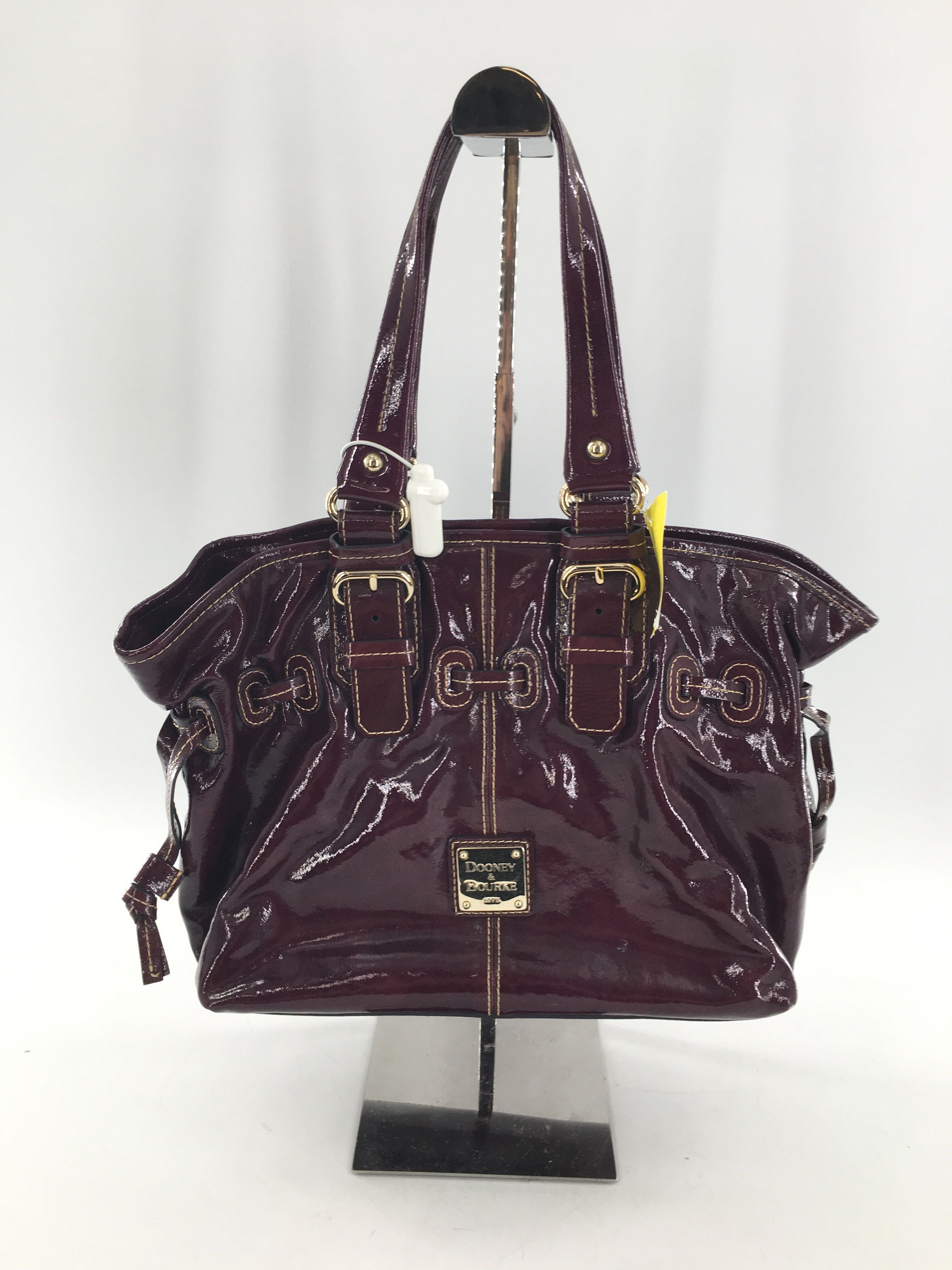 patent leather handbag