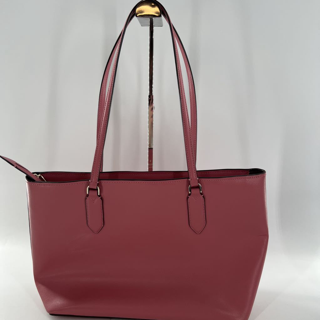 top zip saffiano tote