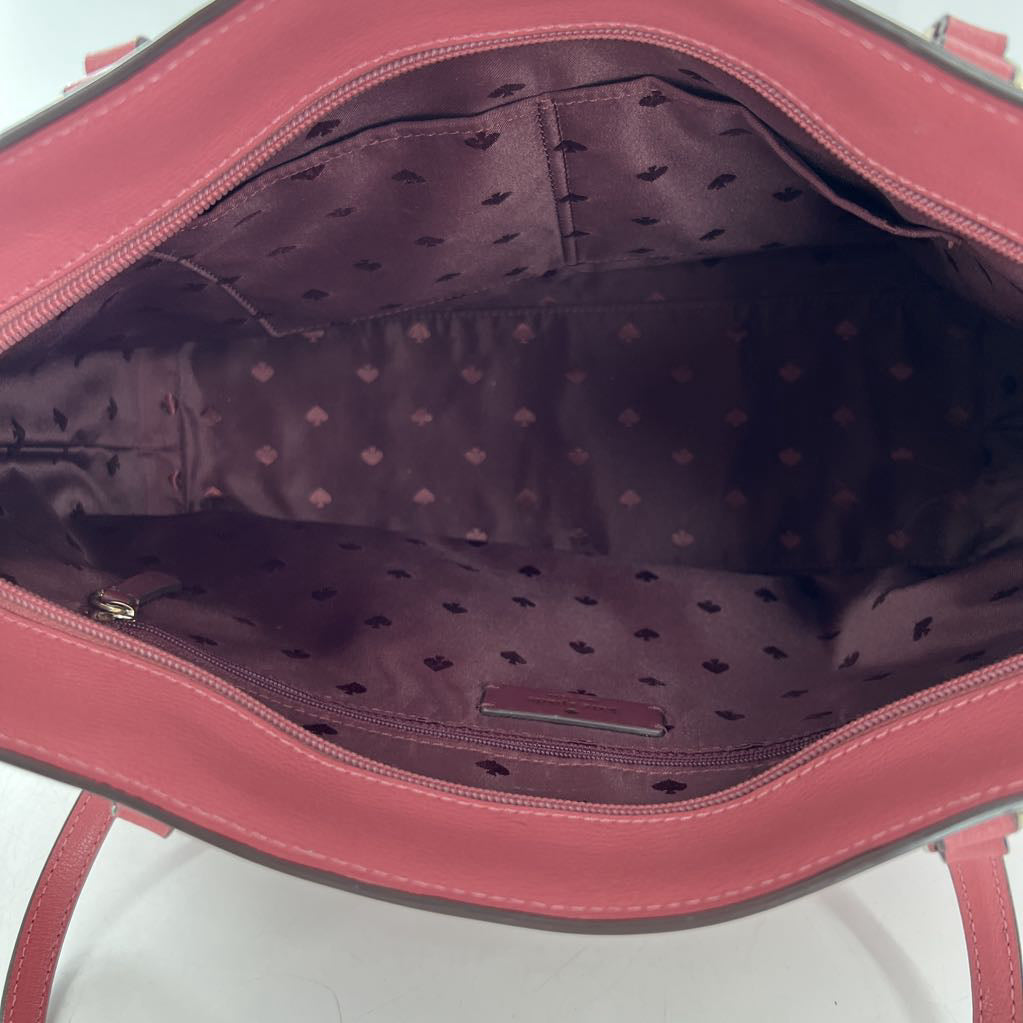 top zip saffiano tote
