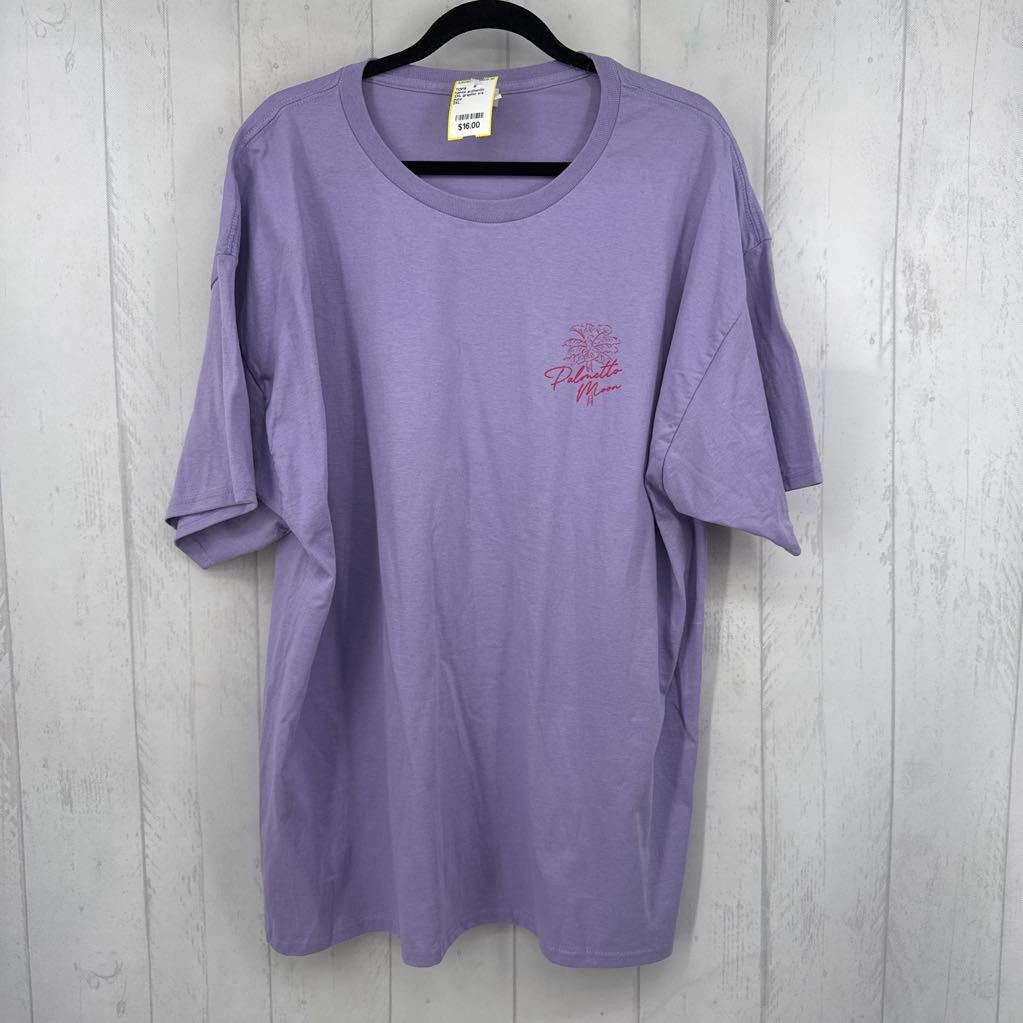 2XL graphic s/s tee-palmetto moon