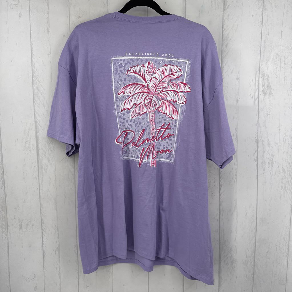 2XL graphic s/s tee-palmetto moon