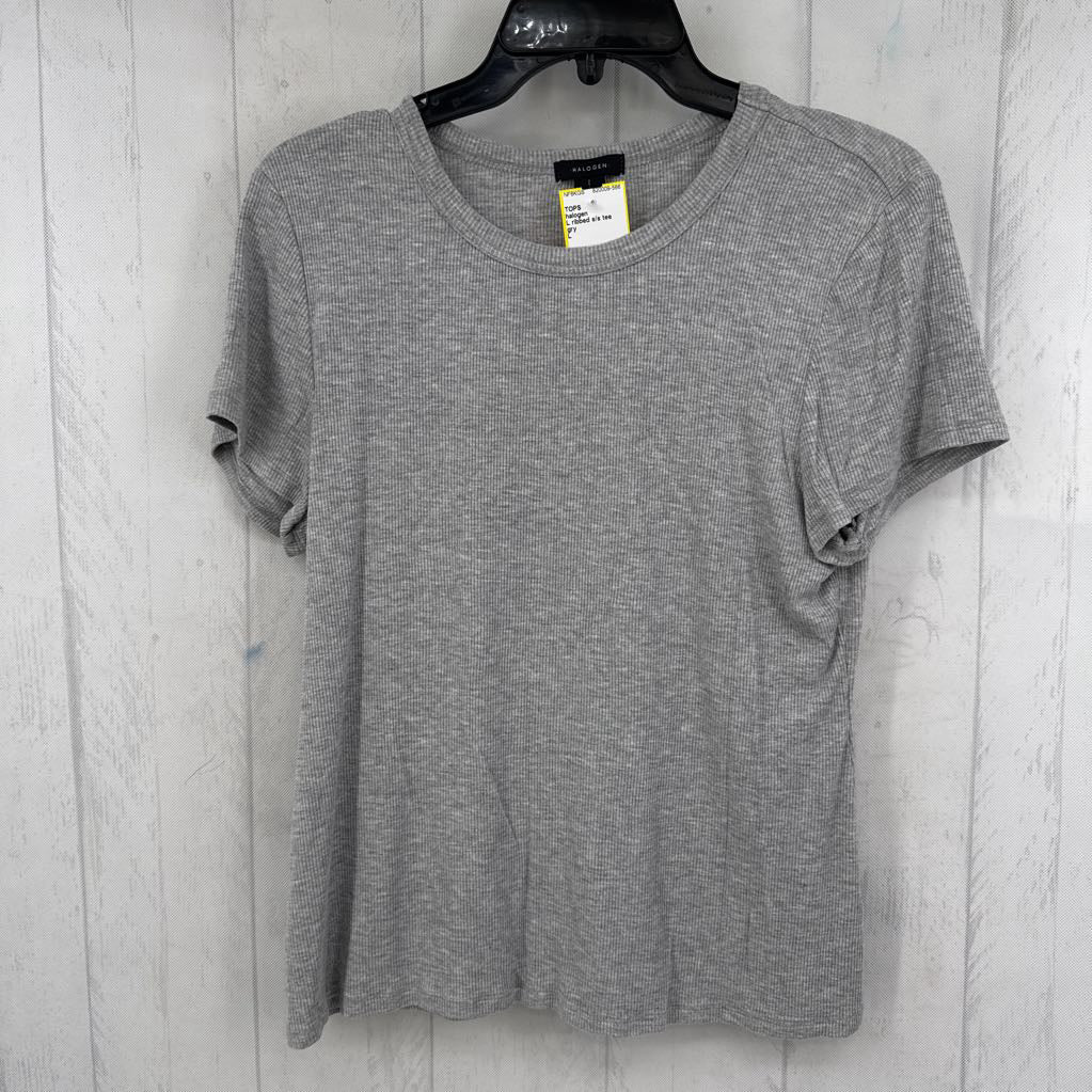 L ribbed s/s tee