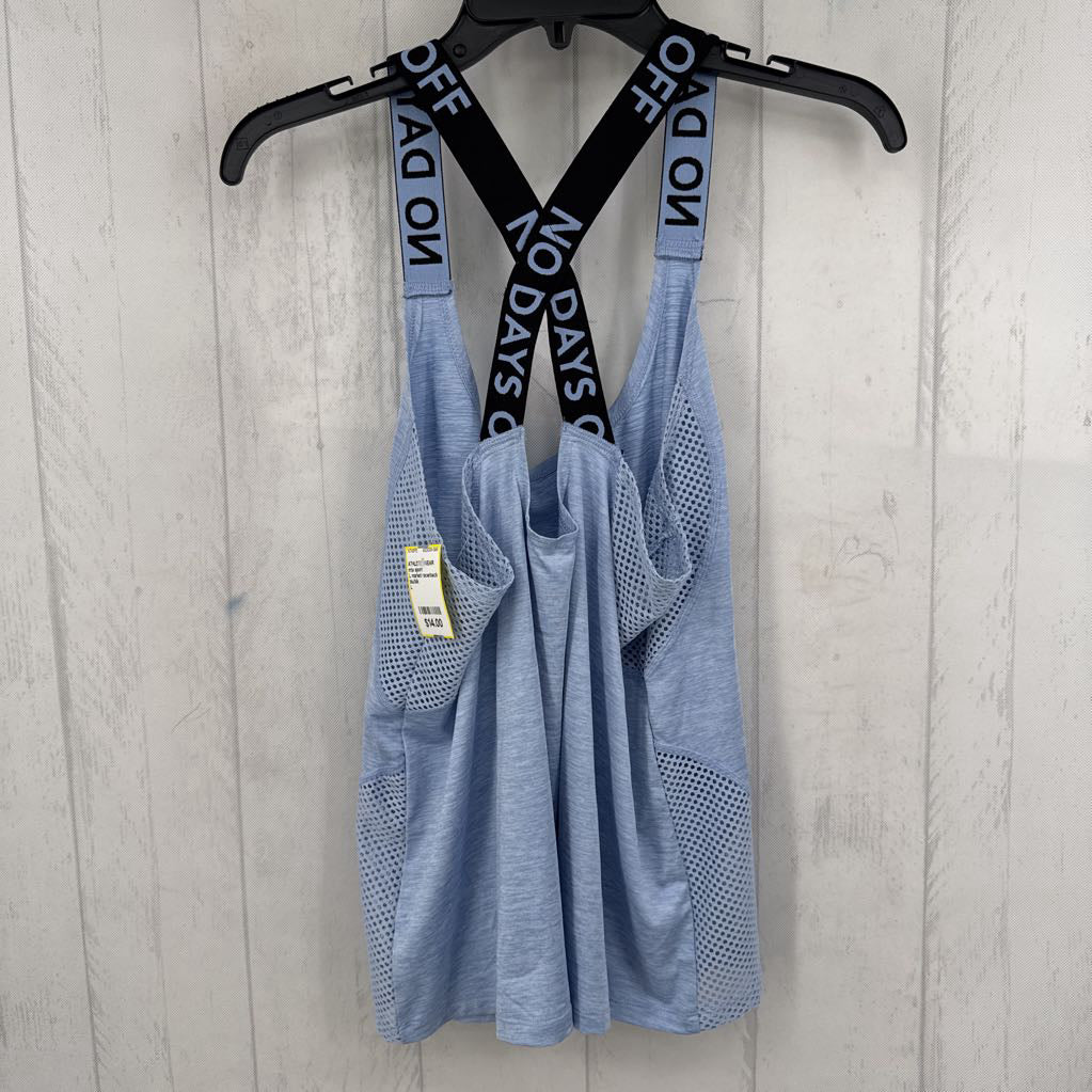 L marled racerback tank