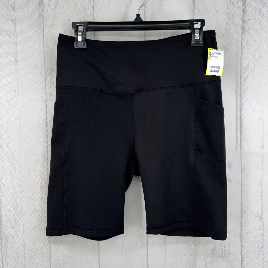 L hi-rise biker shorts