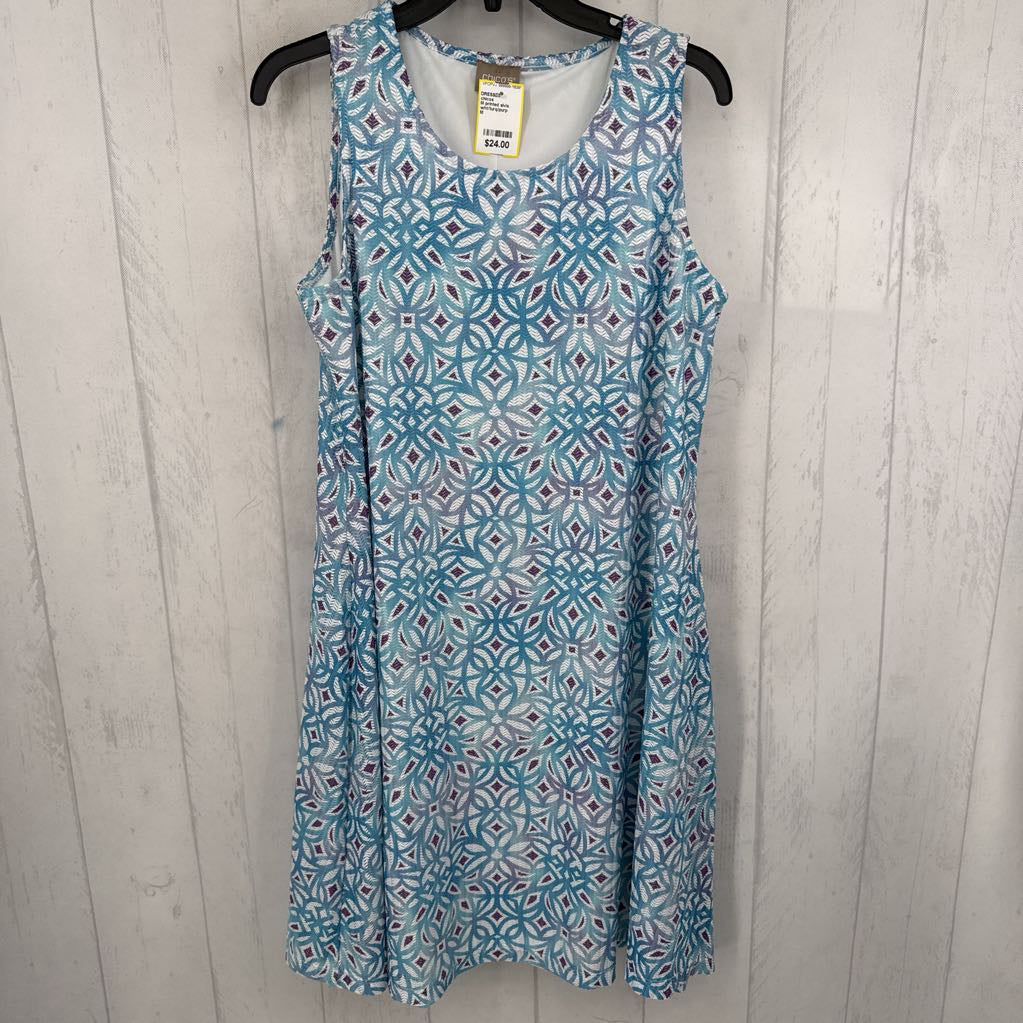 M printed slvls dress