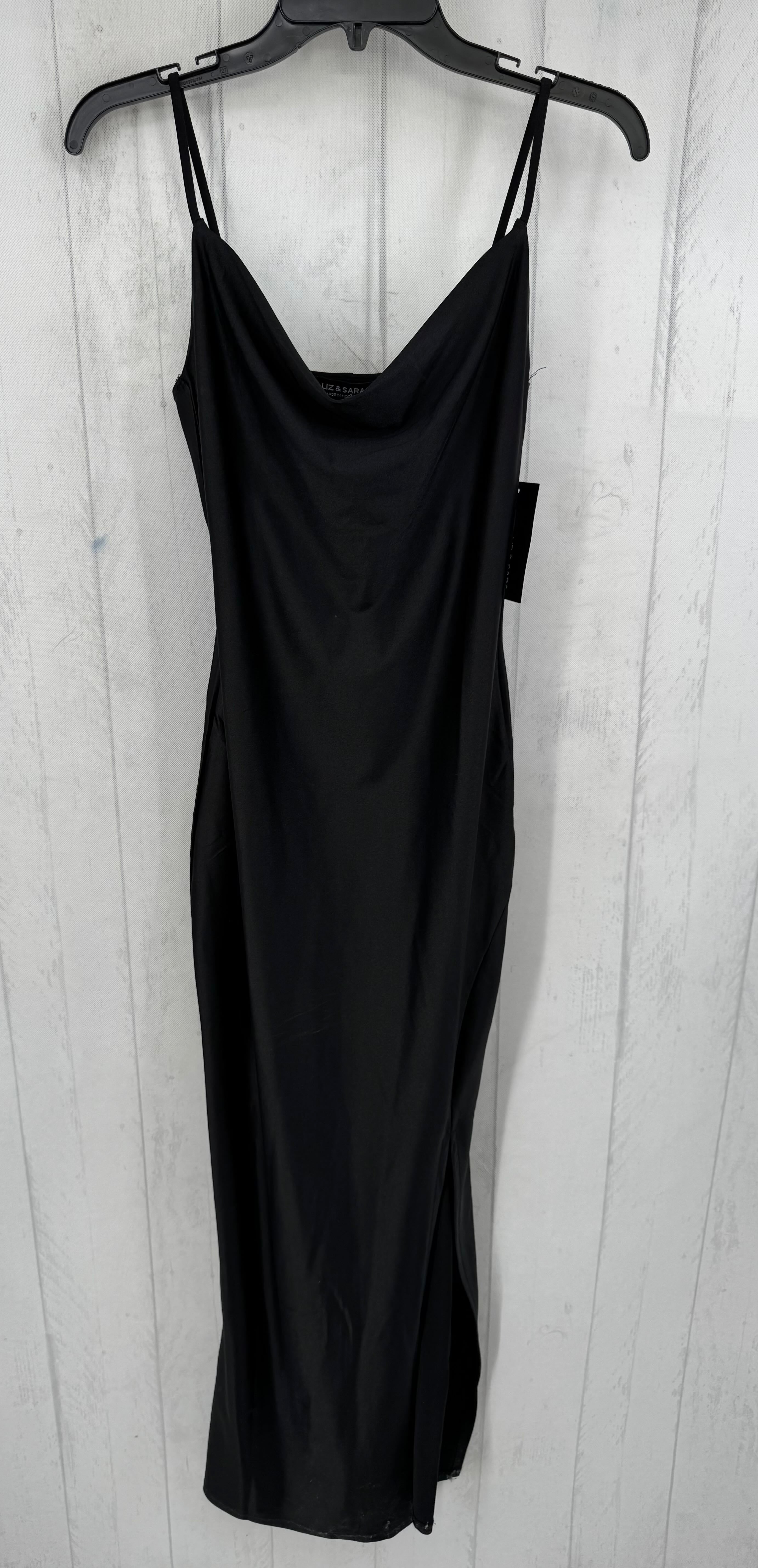 L satin slvls dress