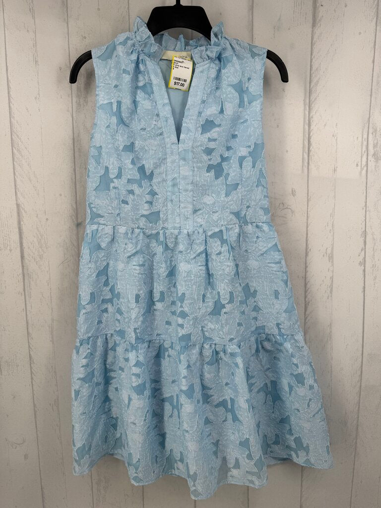S slvls lace tiered ruffle dress