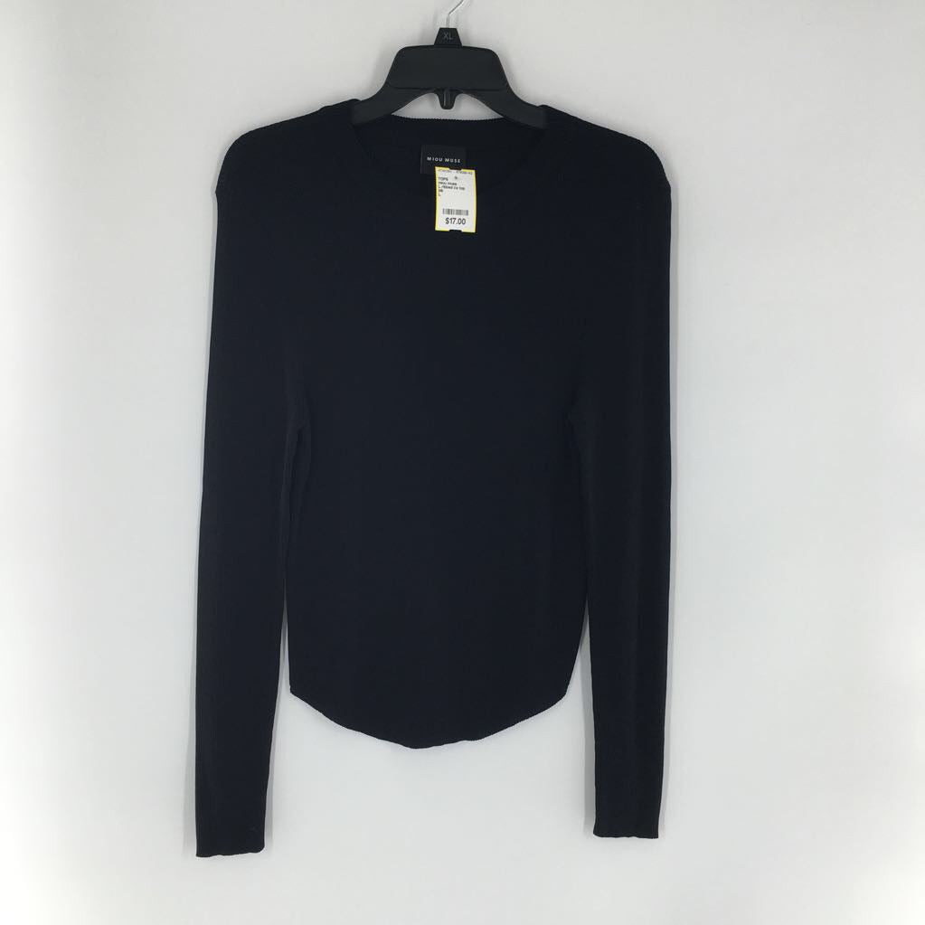 L ribbed l/s top