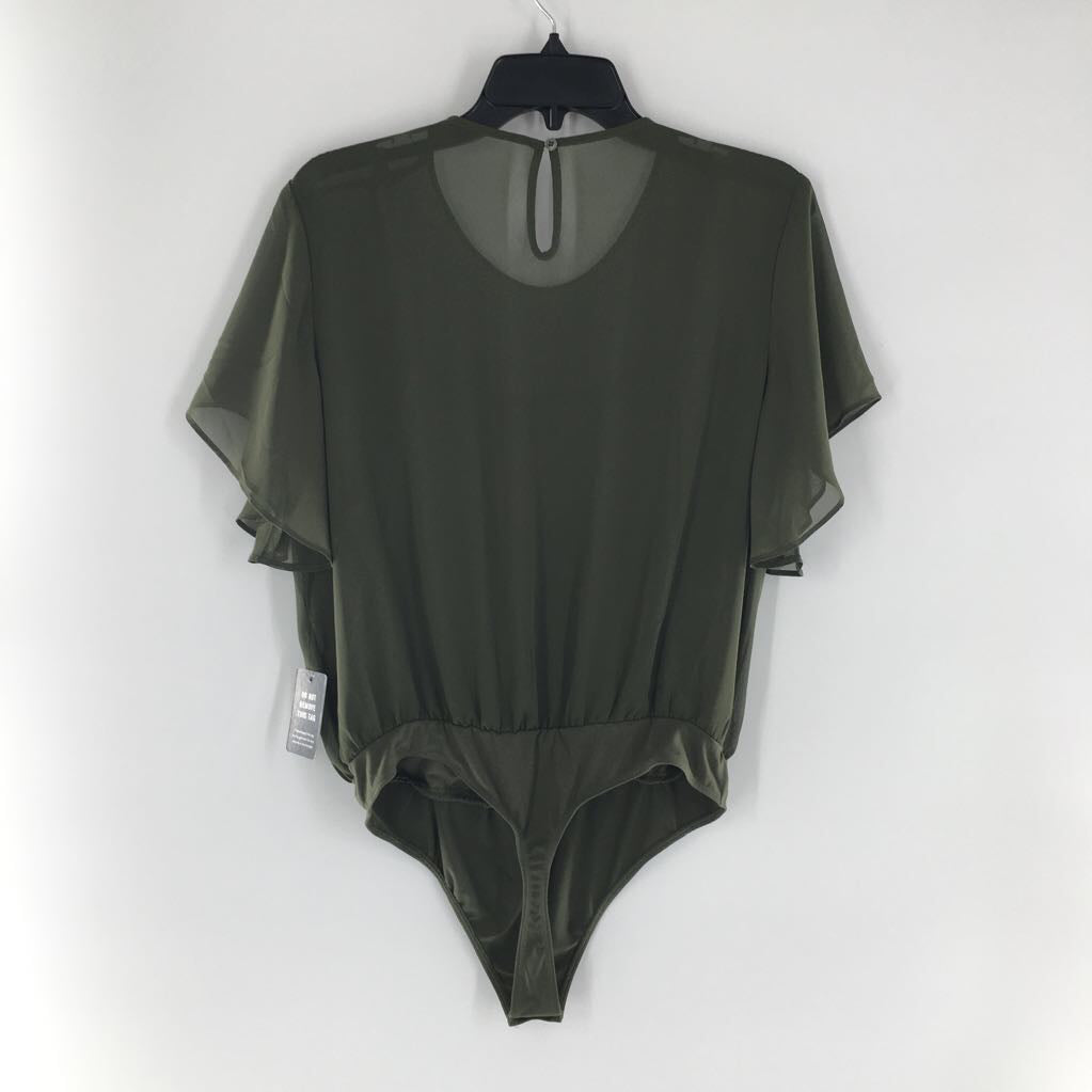 R30 L v-neck flutter slv bodysuit