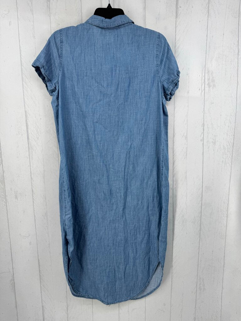 M s/s button shirt dress