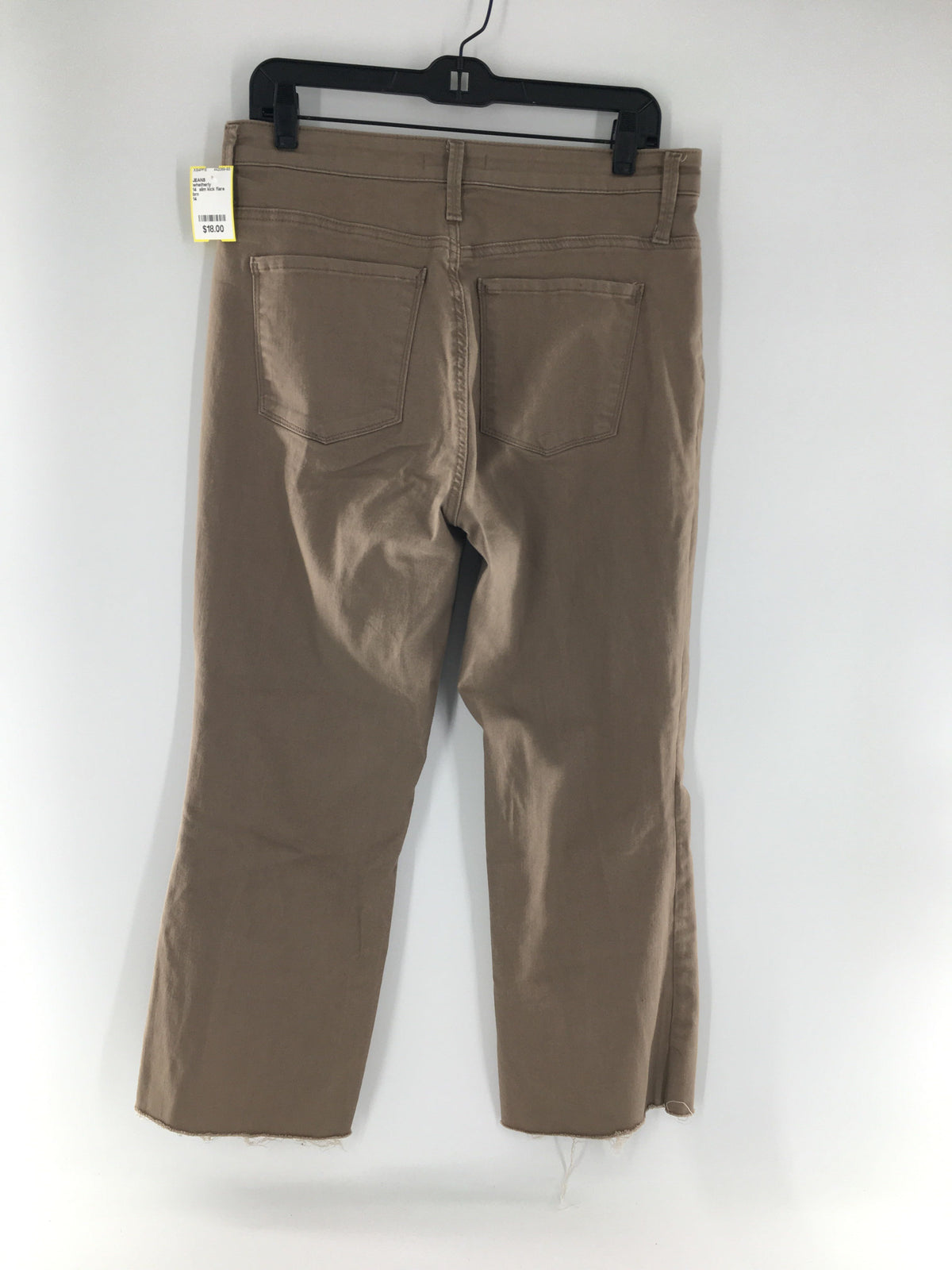 14 slim kick flare jean