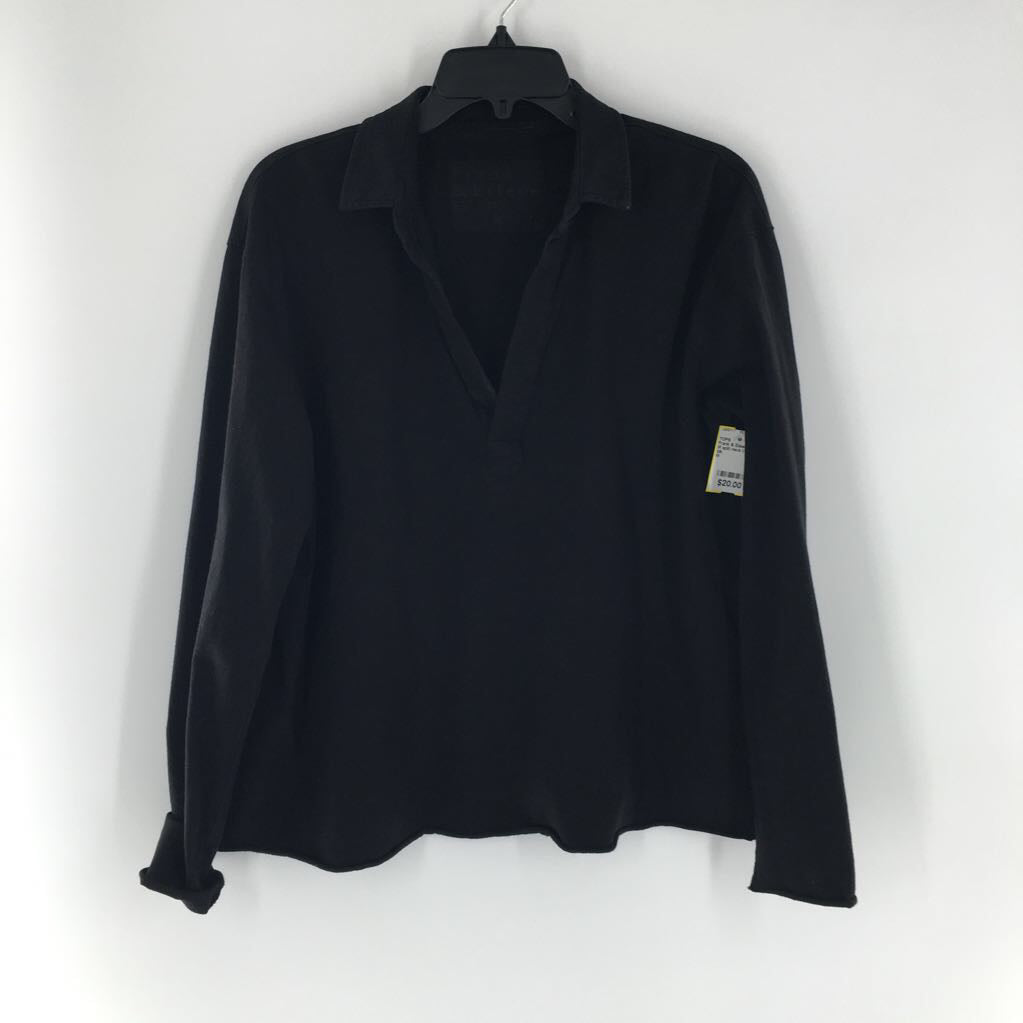 M split neck l/s pullover