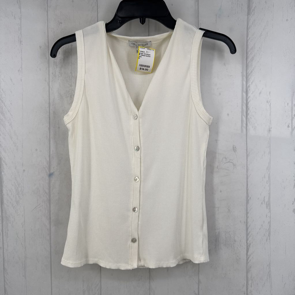 M ribbed button tank