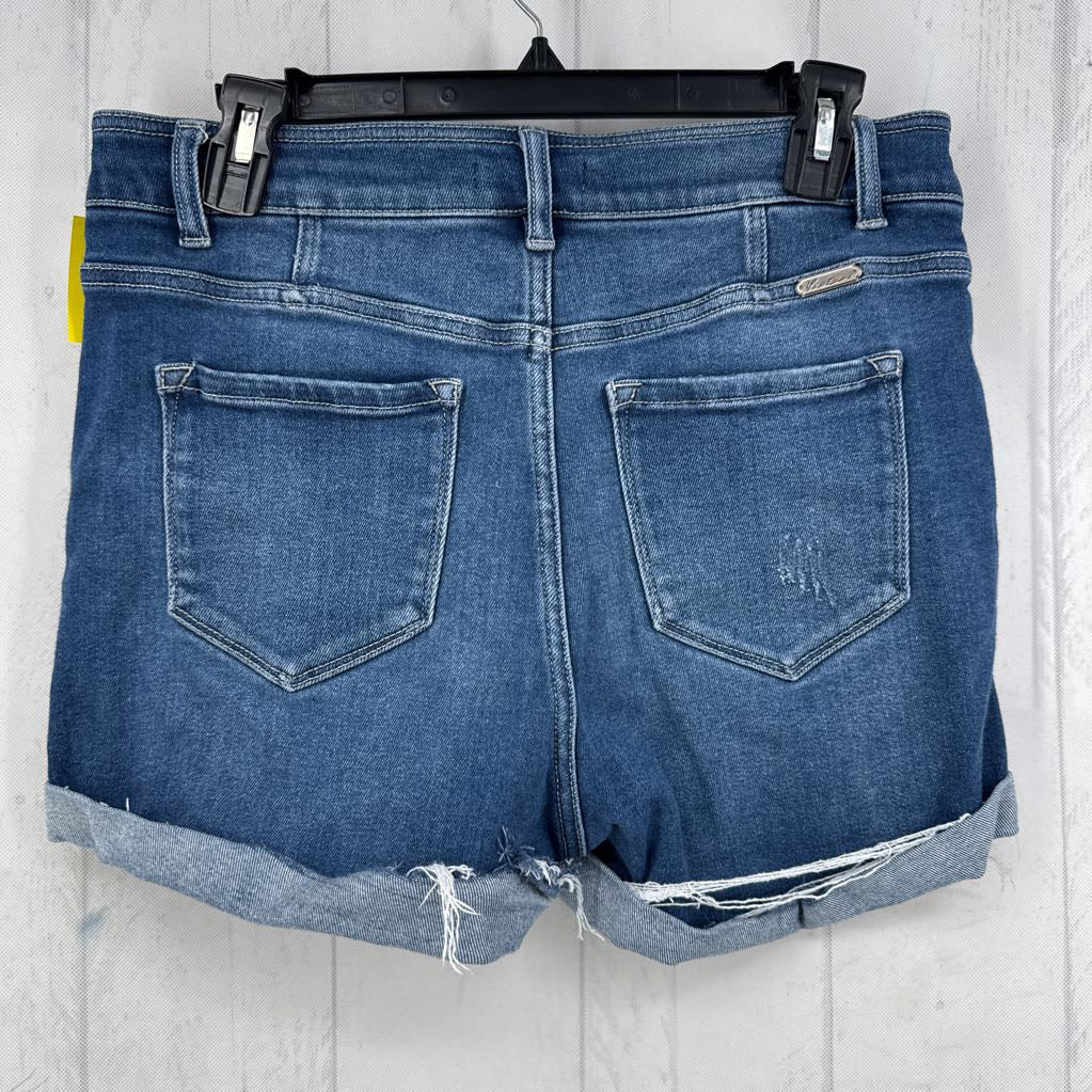 30 rolled hem jean shorts