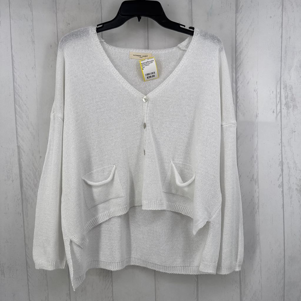 M l/s button cardigan